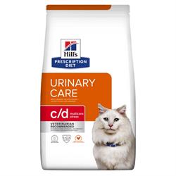 Hill's Prescription Diet Feline c/d Urinary Stress KYLLING. Kattefoder mod urinvejsproblemer (dyrlæge diætfoder) 8 kg